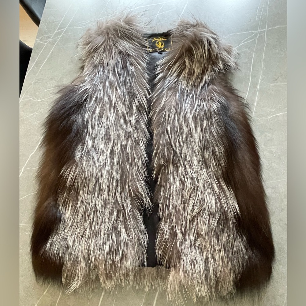 Natural Mink Vest Sz. S